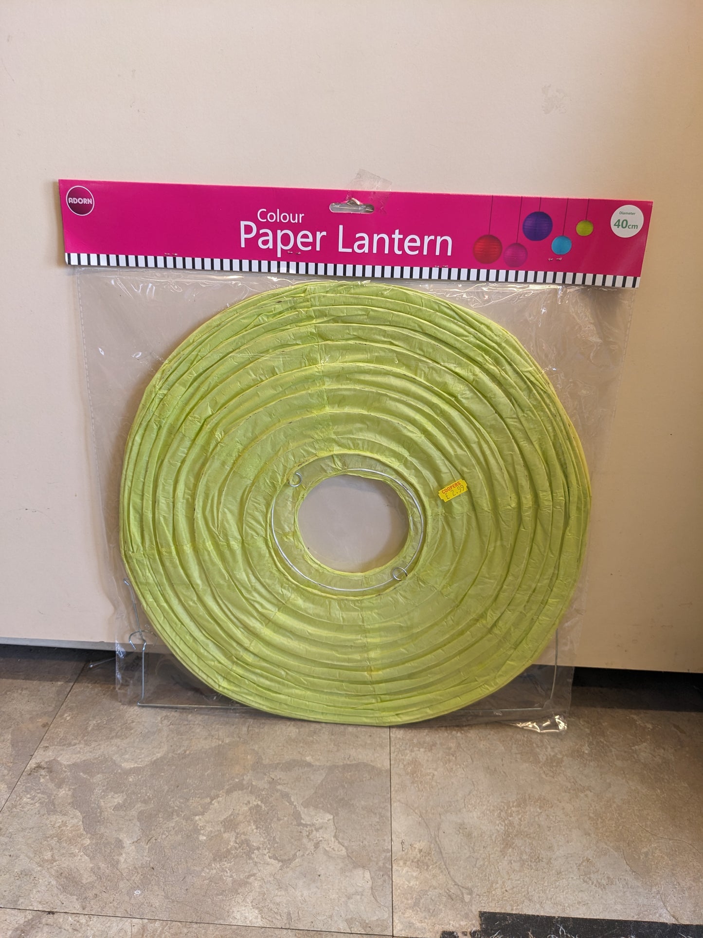 Colour Paper Lantern 40cm