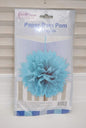 40CM PAPER POM POM BLUE