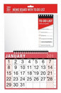 Calender 2024 with Memo board with to-do list and notes