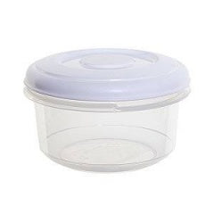 0.25LT ROUND FOOD CONTAINER WHITE