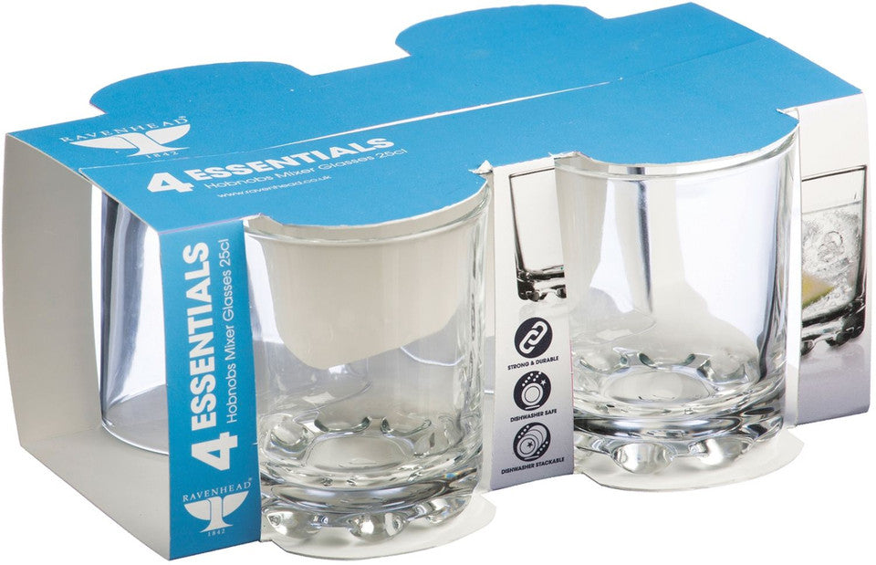 ESSENTIALS HOBNOB TUMBLER  PK4
