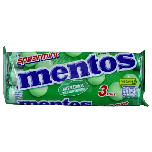 MENTOS SPEARMINT 3PACK