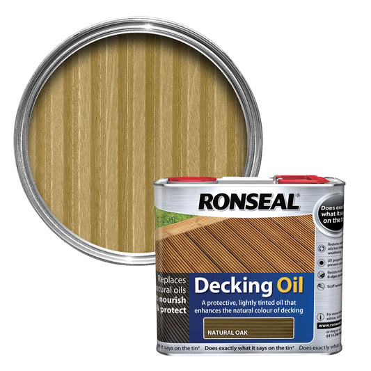 2.5L Decking Oil Natural Oak