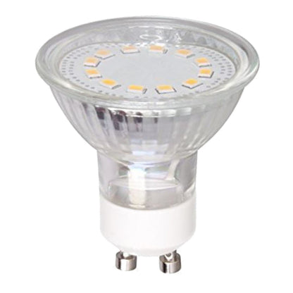 6W Power LED Lamps With 3 LED's, GU10, Equivalent To 40W, Warm White.