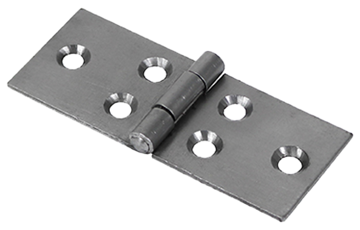 Backflap Hinges, Self Colour 25mm (1") & Screws