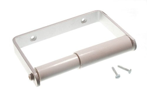 Toilet Roll Holders, Aluminium, White Roller