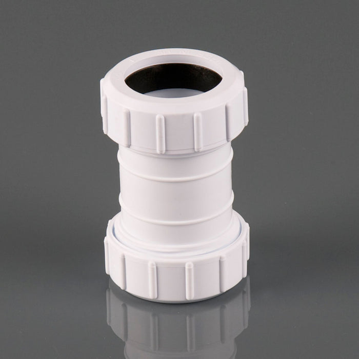 Waste Compression Fittings - Straight Connectors, 32mm (1.1/4")