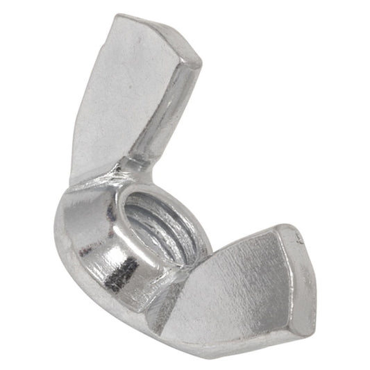 Wing Nuts, BZP M8 4pk