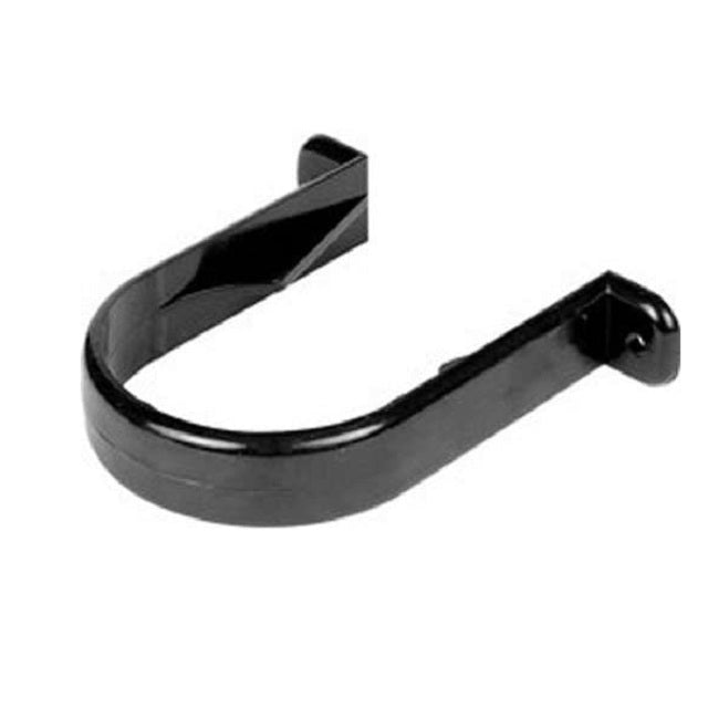 Clips/ Brackets For 68mm Round Rainwater Pipe, Black