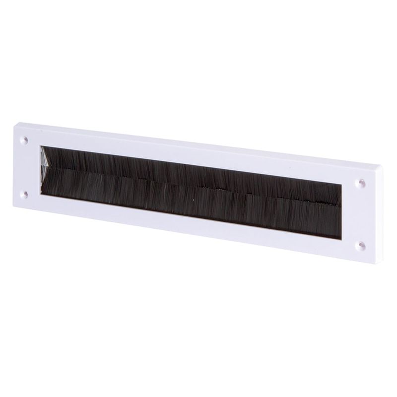 Letter Box Draught Excluders Without Flap, White 343 X 80mm