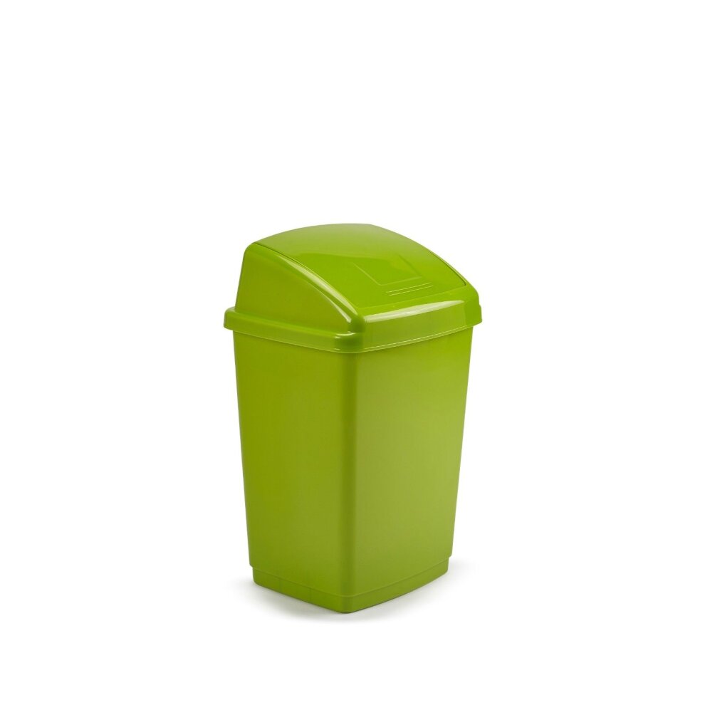 50L Large Swing Top Bin - Green