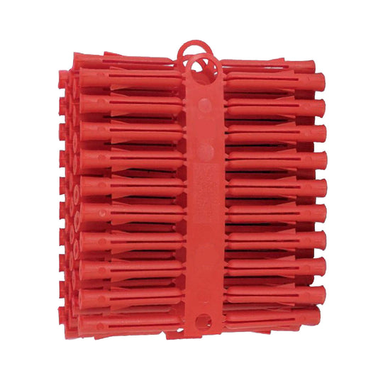 Wall Plugs, Standard, Red, To Fit 6 - 10 Screws 160pcs