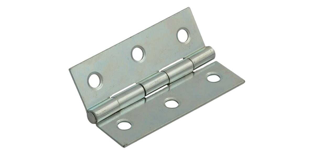 Steel Butt Hinges, BZP 100mm (4")