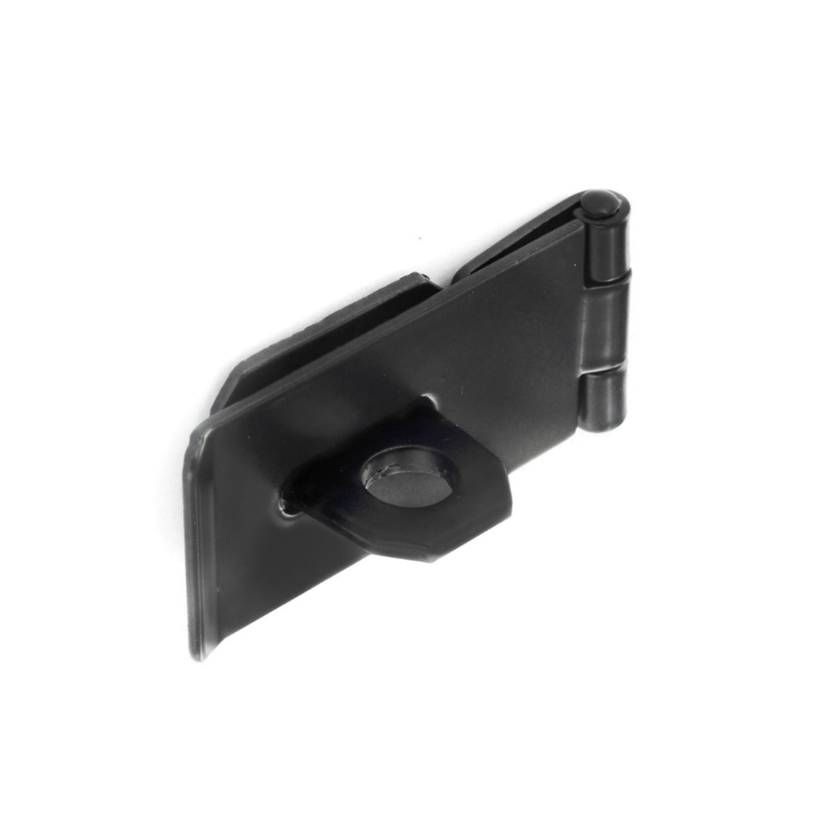 Safety Hasp & Staples, Black Japanned 150mm (6")