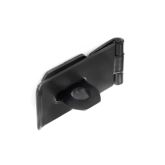 Safety Hasp & Staples, Black Japanned 150mm (6")