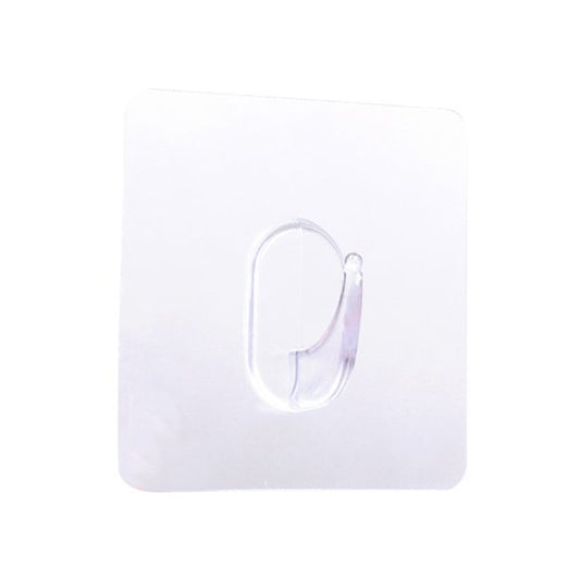Self Adhesive Hooks, Large Oval, Clear