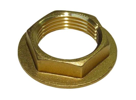 Flanged Back Nuts, Brass 3/4" BSP