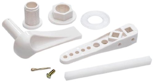 Cistern Handles, Plastic, White