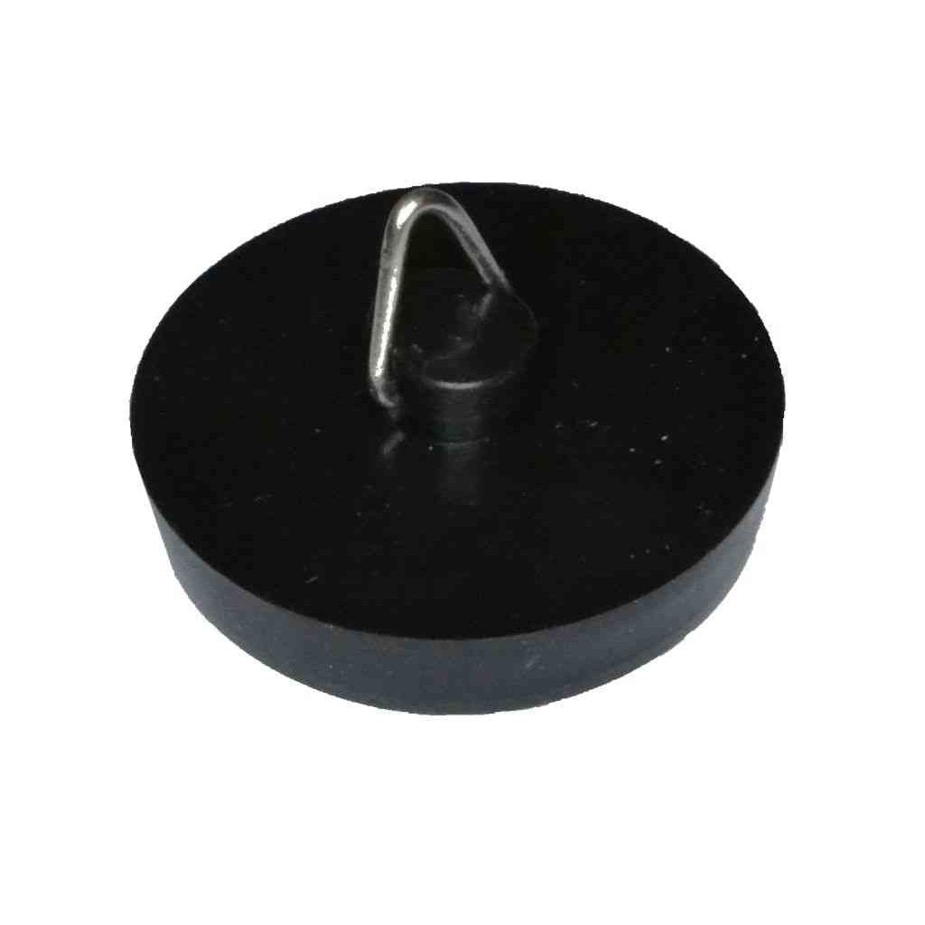 Bouchons de lavabo et de baignoire, noirs (1 x 38 mm, 1 x 45 mm) 1 pièce