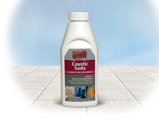 BARRETTINE KNOCK OUT CAUSTIC SODA 500GRMS