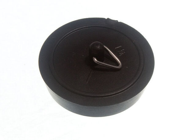 Basin Plugs, Black 38mm (1.1/2")
