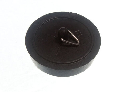 Basin Plugs, Black 38mm (1.1/2")