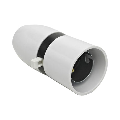 Lamp Holder - Cord Grip - T2 Switched - White - 1 pk