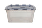 45L TOTE BOX SILVER LID