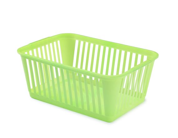 37CM HANDY BASKET LIME GREEN