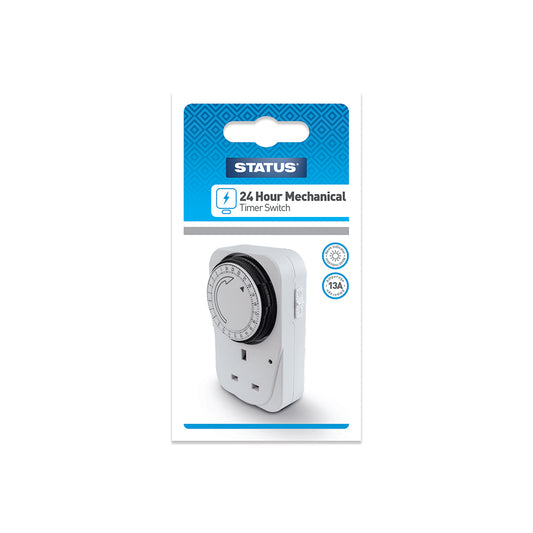 24 Hour - Timer Switch - "Standard Size" - White -1 pk