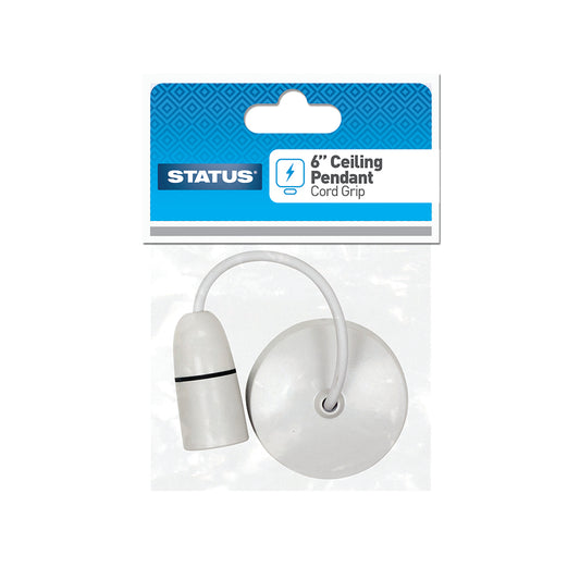 Suspension de plafond de 15 cm - Blanche - 1 unité
