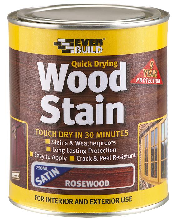 WOODSTAIN SATIN ROSEWOOD 250ml