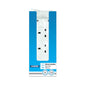 2 way - Re-wireable Socket Block - White