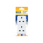 European Travel Adaptor - White -2 pk