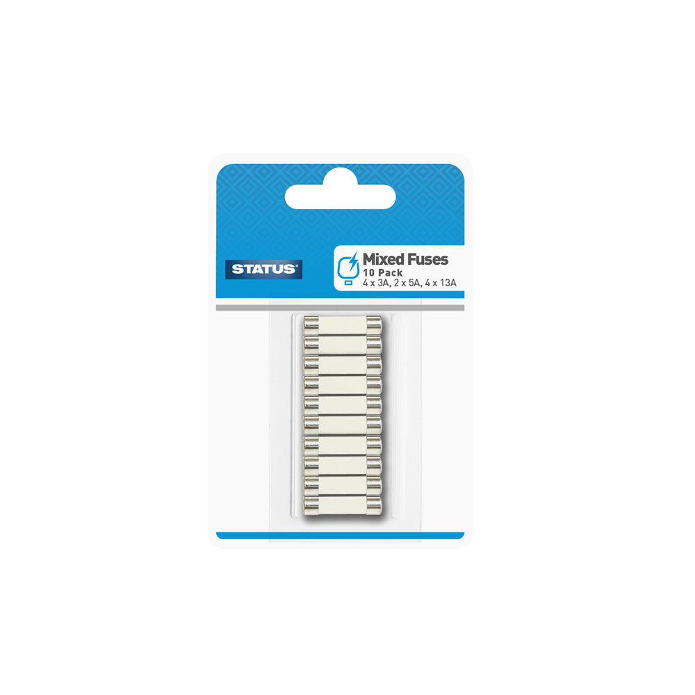 10 pk mixed - Fuses -4x3 amp - 2x5 amp - 4x13 amp