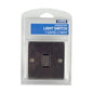 1 gang - 2 way -Stainless Steel Screw Through - Light Switch - 1 pk