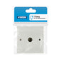 1 gang - Co-axial Socket - T.V. Aerial - White -1 pk