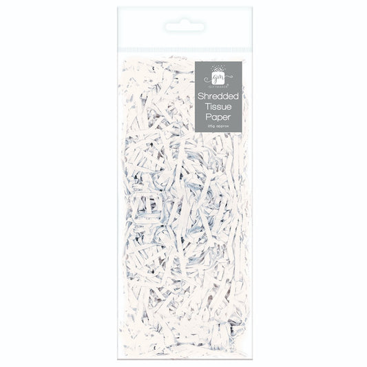 WHITE SHREDDED PAPER 25G