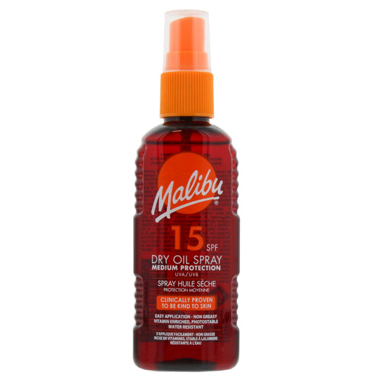 MALIBU 100ML SPF 15 DRY OIL SPRAY