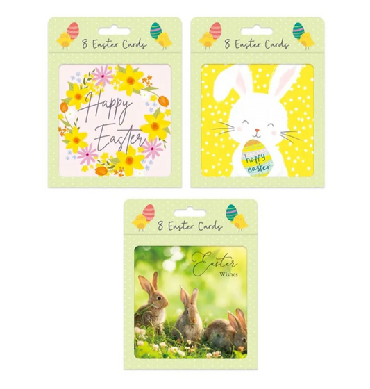 8 Easter cards