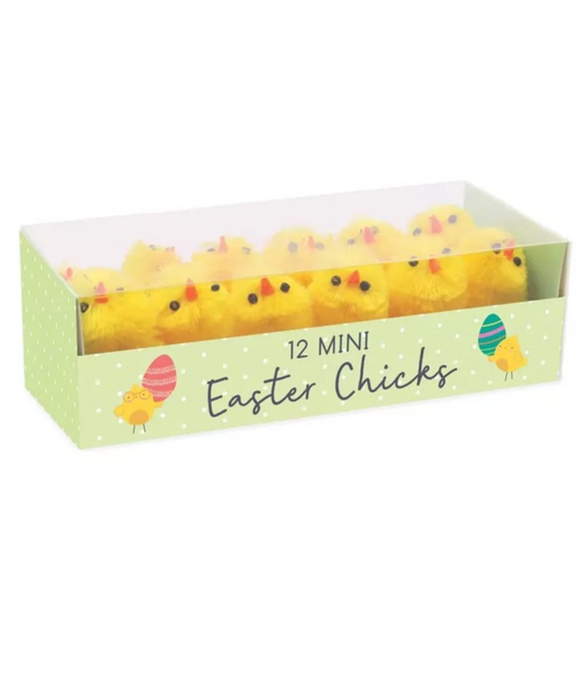 12 Mini Easter Chicks