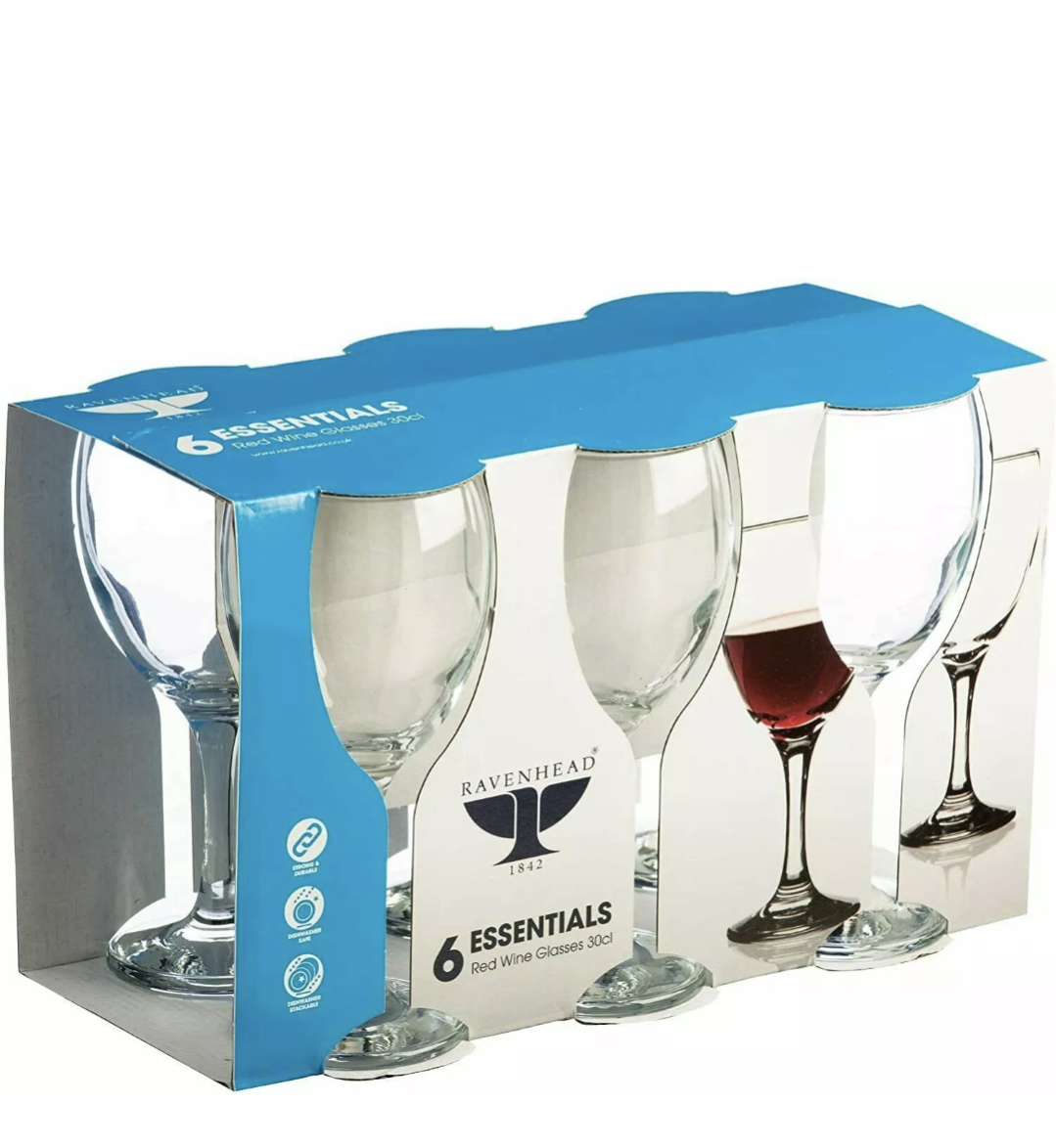 ESSENTIAL PK6 RED WINE 30CL