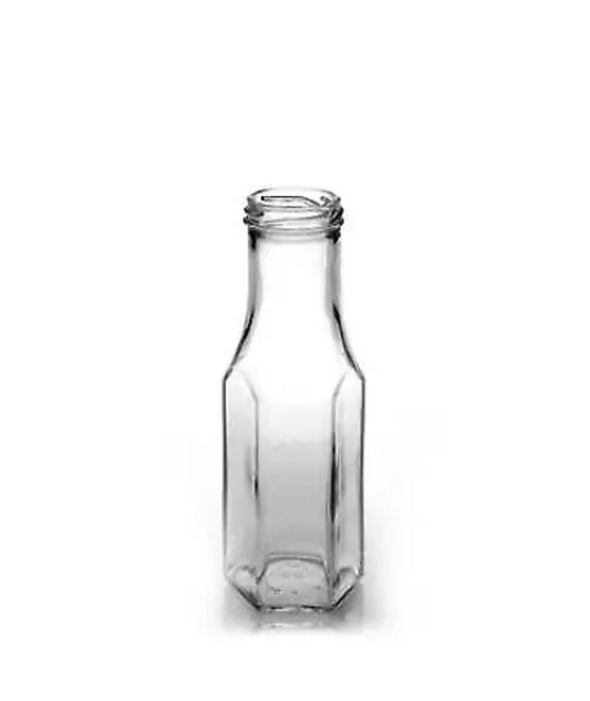 Kilner Hex Twist, bocal à couvercle bleu, transparent, 250 ml, 0025.386