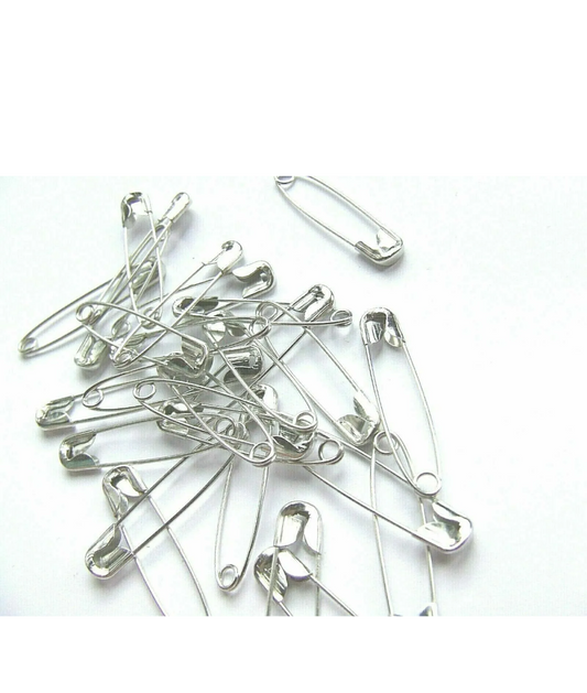 Safety Pins Silver