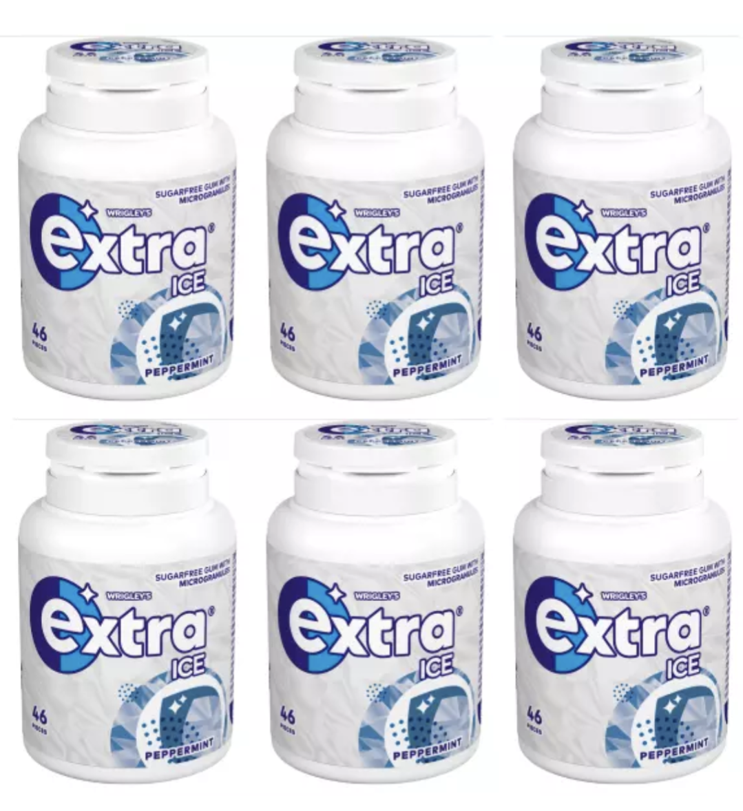 Extra Ice Peppermint Bottle Pack 46 Pce