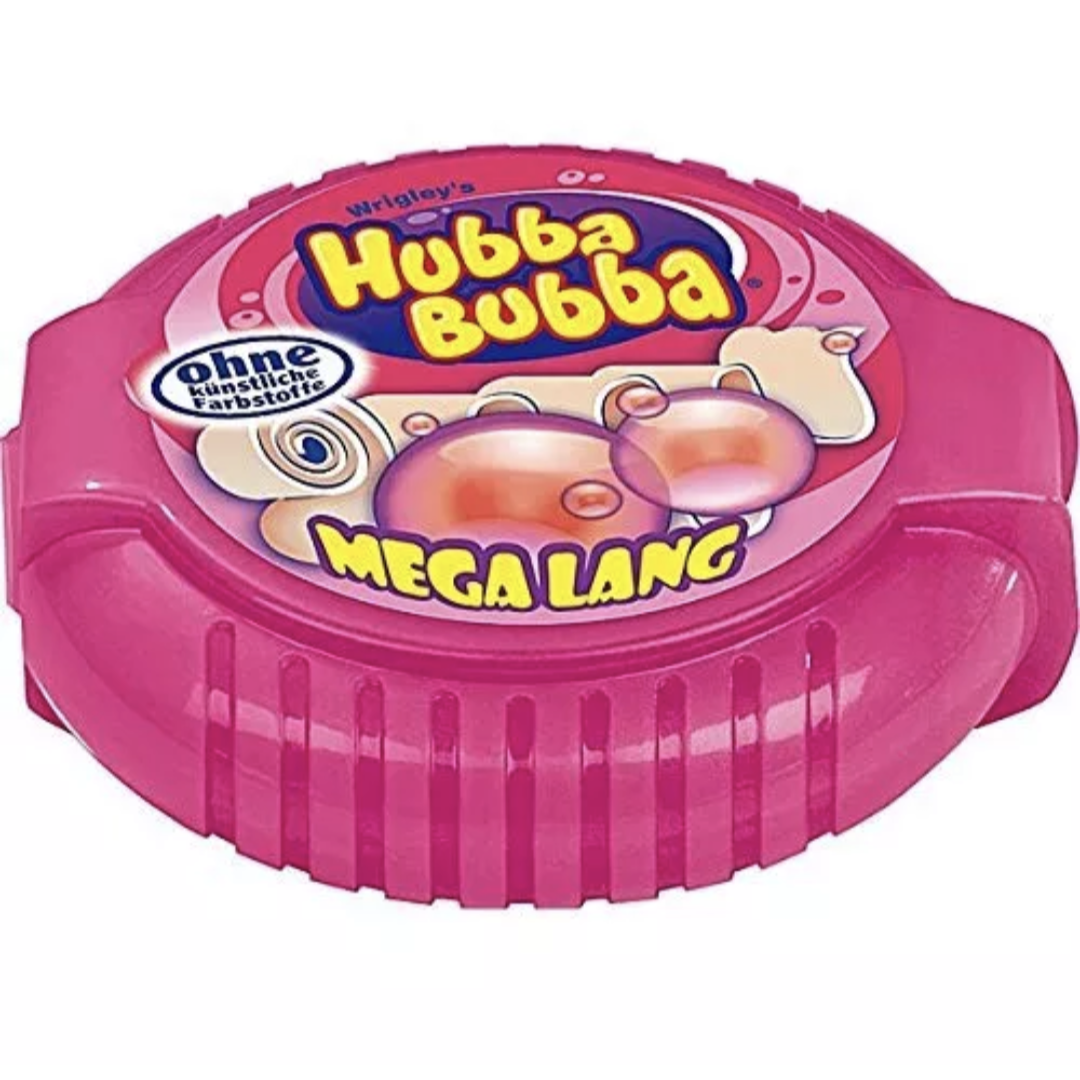 Hubba Bubba Bubble Tape Fancy Fruit Extra Long Chewing Gum Strips 56g