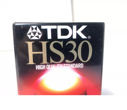 TDK HS30 VHS C Camcorder Cassette Tapes New/Sealed