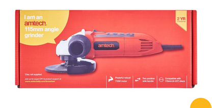 Meuleuse d'angle Amtech 710 W 115 mm