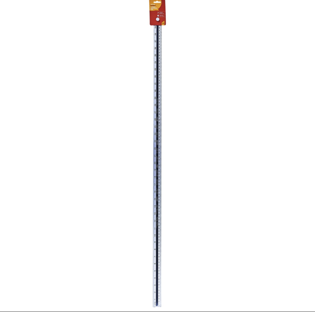 100cm (39") Aluminium ruler