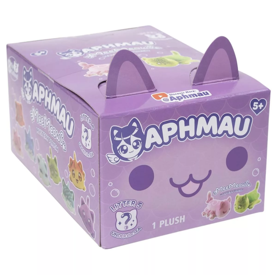 Aphmau Mystery Meemeow 6 pouces - Peluche Sous l'océan pour enfants de 5 ans et plus, neuve